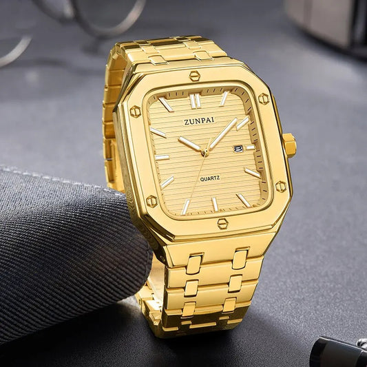 SOVEREIGN PRESTIGE - Montre Homme Carrée Acier