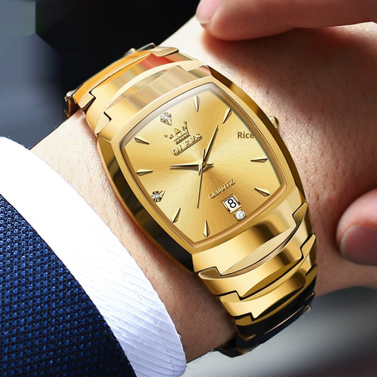 IMPERIAL GOLD - Montre Homme Tungstène Quartz