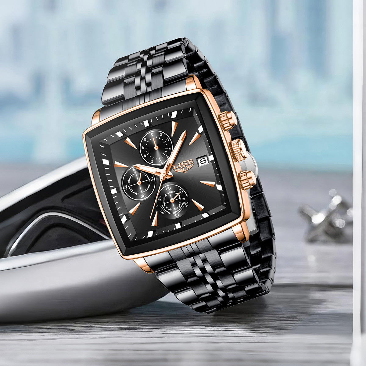 Chronographe Carré Homme | MENSED